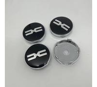 4 pièces Cache Moyeux pour Dacia Duster Logan Sandero Stepway Lodgy Mcv 2 Dokker,Capuchon Central de Voiture,Capuchon de Centre de Roue,Voiture Cache Moyeux,Enjoliveur,60 mm