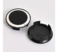 4 pièces Cache Moyeux pour Jaguar 59mm X Type 2001-2009, Enjoliveurs pour Auto Centre de Roue de Style de Voiture, Pneus Centres Accessoires Cache Central du Moyeu,Black