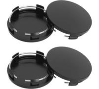 4 pièces Cache Moyeux pour Mercedes-Benz GLE SUV 2023 2024 2025, ABS Aluminium Enjoliveur Centre Roue, Couvercle de Moyeu Central de Jante Décoration Accessoires,58mm