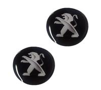 4 Pièces Cache-moyeux pour Peugeot 50 mm, Autocollants avec Logo Cache Moyeu Voiture Auto Capuchons de Centre Centre Roue Badge