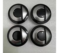 4 pièces Cache Moyeux pour Smart fortwo 451 450 452 453 454, RéSistant à La Chaleur Cache de Roue Centrale enjoliveurs Bouchon de Jante Accessoires