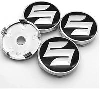 4 Pièces Cache Moyeux pour Suzuki Grand Vitara SX4 Swift Jimny Kizashi 60mm, Antirouille Capuchons de Moyeu Central de Roue, Étanche Anti-Poussière Voiture Roue Accessoires de décoration