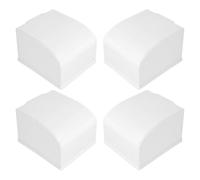 4 Pièces Cache-prise Murale Étanche 86 Type Abs Blanc | Protection pour Prise, Installation Simple, Usage Polyvalent, Boîtier Robuste, Format Mural, Finition Blanche