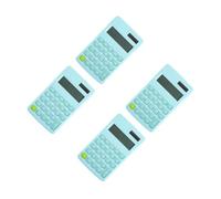 4 Pièces Calculatrice Portable Mignonne et Outil Apprentissage Mathématiques pour Étudiants Calculatrice à Solaire et Batterie Design pour Classes