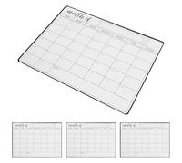 4 Pièces Calendrier Magnétique Blanc Effaçable à Sec pour | Planification Hebdomadaire, Surface D’écriture Lisse, Mise à Jour Rapide, Usage Familial Partagé, Écoles