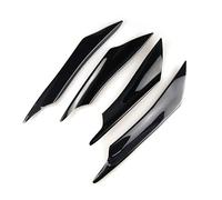 4 Pièces Canards de Pare-Choc Avant pour Suzuki Alto VII 2009-2014, Aileron Frontal Aérodynamique Lèvre de Protection Séparateur Anti-Collision