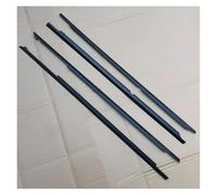 4 Pièces Caoutchouc Vitre Noir Ou Chromé Pour W204 2007-2014 Pour Benz-C Class Glass Protect Weather Strip Joint Extérieur En Caoutchouc Joint Protection Bord(Noir)