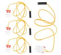 4 Pièces Capteur de Dégivrage, Sonde de Température Précise | Remplacement Haute Précision, Détection Thermique Fiable, Installation Facile, pour Appareils Frigorifiques Compatibles