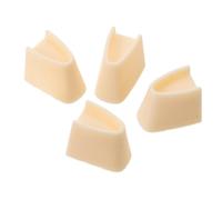 4 Pièces Capuchon de Bouton Rotatif pour Variateur, ABS Beige | Installation Facile, Réglage Précis Lumière, Résistance à L’usure, Design Minimal pour Interrupteur