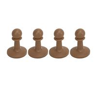 4 pièces Capuchon de Preuve poteaux de Tente de Camping Barre de Support de Tige d'auvent Couverture de Protection Anti-Tonnerre Chapeau Protecteur de poteaux de Tente pour (Sable)