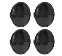 4 Pièces Capuchons Centraux de Roue, 63mm Couvercle de Capuchon de Moyeu Central de Roue Noir Résistant Aux Chocs pour Pièce de Décoration de Voiture