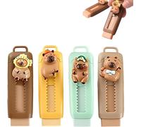 4 Pièces Capybara Gommes Rétractables ¿ Gommes Rétractables Pour Gomme En Caoutchouc Gomme À Dessin Capybara Cartoon Kid Mignon Push-Pull Cute School, Classroom[Z404]