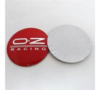 4 Pièces Car Cache Moyeux pour OZ Racing 55mm, Capuchons Centraux de Moyeu de Voiture éTanche et Anti-PoussièRe Capuchons Moyeu Couvercle DéCoration, B Red