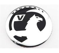 4 Pièces Car Cache Moyeux pour Vauxhall 65mm, Capuchons Centre Roue Centrale Logo Enjoliveur Jantes Décoration Accessoires