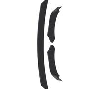 4 Pieces Car Front Bumper Lip Body Kit ABS Bumper Lip Chin Spoiler Splitter Universal