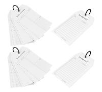 4 Pièces Carnet de Planification Portable à Bloc-notes Mémo