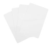 4 Pièces Cartes-clés Intelligentes Haute Fréquence | PC Blanc, Surface Imprimable Double Face, Finition Lisse, pour Gestionnaires et Hôtes de Location