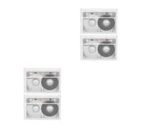 4 Pièces Cassette D'enregistrement Audio Vide Mini 60 Plastique | Format Compact Portable, Forte Compatibilité, Usage pour Cours de Langue et Musique Pop