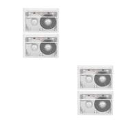 4 Pièces Cassettes Vides Mini 60 en Plastique pour Enregistrement | Usage Polyvalent, Forte Compatibilité, Format Compact Portable, Lot de Cours de Langue