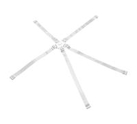4 Pièces Ceinture de Sécurité Harnais 5 Points Réglable Réglable | Sangles de Rechange en Nylon, Installation Rapide, pour Chaise Haute et Poussette, Repas ou Voyage