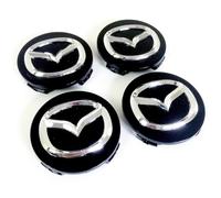 4 Pièces Centre de Jante Capuchons pour Mazda MX-5 IV (ND) 2018-2024, Enjoliveur de Voiture, Bouchon de Jante Décoration Moyeu de Roue Accessoires Auto,50mm