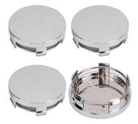 4 Pièces Centre de Jante Capuchons pour VW Transporter T6/T6.1 2015 2016 2017 2018 2019-2023+, Universel 60mm 68mm Cache Moyeux Centre de Roue Accessoires Auto,B Silver-68mm