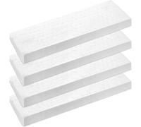 4 Pieces Ceramic Wool for Bioethanol Fireplace,Heat Resistant Ceramic Sponge for Table Fireplaces,Ceramic Fibre for Indoor Ethanol Gel Fireplaces (300 x 100 x 25 mm)