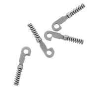 4 Pièces Charnière à Ressort 1,6x1,3mm Branches Lunettes Métal | Pièces de Rechange pour Montures, Flexibilité Durable, Réparations D'urgence, Usage Opticien et Particulier