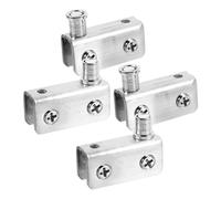 4 Pièces Charnière de Porte en Acier Inoxydable | Bruit, Légère et Robuste, pour Vitrine et Bureau, Style Classique, Lot