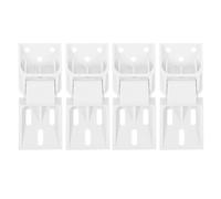 4 Pièces Charnière Pliable de Congélateur de Rechange, Kit | Plaque de Porte et Palier Intégrés, Mécanisme à Came, pour Couvercle et Remorque