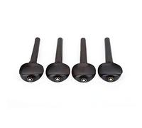 4 Pièces Cheville D'accords de Violoncelle 4/4 Chevilles D'accordeur de Violoncelle Cheville de Violoncelle en Bois D'ébène Sans Trou pour Accessoires D'instruments de Musique de Violoncelle 4/4