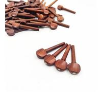 4 pièces Chevilles de Taille 4/4 for violons Altos pour Violon | Enrouleur de accordage de cordes de violon professionnel(Rose Wood 1 (4-4))