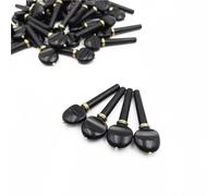 4 pièces Chevilles de Taille 4/4 for violons Altos pour Violon | Enrouleur de accordage de cordes de violon professionnel(Ebony 9 (4-4))