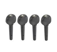4 Pièces Chevilles en Ébène pour Violon, Violon Tuning Pegs Qualité Violon Strings Arbre Tuning Pegs Accessoires Remplacement pour 1/2 1/4 1/8 Violon(1/4)