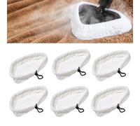 4 Pièces Chiffons de Rechange Balai Vapeur, Chiffons en Microfibre Pads, lingettes de sol en microfibre Triangulaire Chiffons, pour Vadrouille à Vapeur, Nettoyage Domestique, Universel