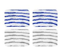 4 Pièces Chiffons de Rechange pour Rowenta Clean & Steam, Compatibles avec Modèles ZR005801 / RY7 / RY8, Accessoires Serpillière Microfibre Lavable et Réutilisable