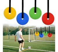 4 Pièces Cibles de But de Football avec 4 Sangles Noires Adapté aux Buts de Football aux Cibles Hautes et aux Cibles d'angle,Peut êTre Utilisé pour Améliorer la Précision et Le Tir sur Cible