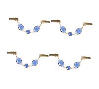 4 Pièces Clip Anti-lumière Clip Cinch Pour Chemises Clips De Col Pour Les Femmes Pinces à Linge Pour Vêtements Clips De Chemise Habillée Clips De Pull Pour Femmes Bleu Strass