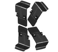 4 Pièces Clip de Couvercle Anti-évasion, Installation Facile, Noir | Plastique Noir, pour Terrariums et Couvercles D’aquarium, Usage en Forêt Tropicale, Maintien Sécurisé