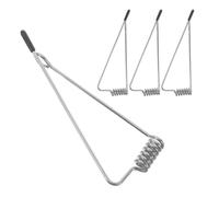 4 Pièces Clips à Ressort Métalliques pour Partitions, Livres et Recettes | Acier Léger Argenté, Format Compact Portable, Maintien Stable Pendant Lecture en Cuisine ou Déplacements