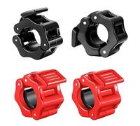 4 Pièces Clips De Collier D'Haltères Fermoirs d'Haltères De 30mm Barbell Clip Collier Bague De Serrage Haltères Stop Disque Collier De Blocage Bague Serrure à Haltères à Dégagement