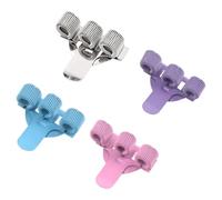 4 Pièces Clips De Stylo En Acier Inoxydable, Clips De Fixation De Stylo, Fournitures D'Étude Et De Bureau, Clips De Stylo Portables, Clips Créatifs