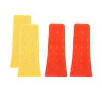 4 Pièces Coin D'abattage en Plastique 5 Pouces Triangulaire | Accessoire Léger et Réutilisable, Forte Stabilité sous Charge, Aide au Guidage de Chute, Usage Jardin