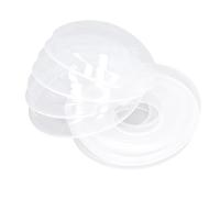 4 Pièces Collecte Automatique du Lait Tasse de Lait Maternel Fuites de Lait Maternel Coussinets D'allaitement avec Couvercle (Type 1)