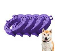 4 Pièces Collier Anti Stress Chien, Collier Pheromones Longue Durée pour Chien, Collier Apaisant Chien Réglable pour Contre Les Orages Et Anxiété