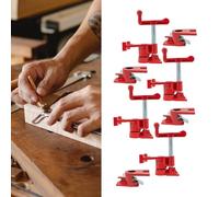 4 Pièces Colliers de Serrage à Vis pour Tuyaux 3/4", Serre-joint à Tube Serre Joint Dormant Établi pour Travail du Bois Serrage Rapide