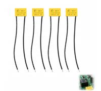 4 Pièces Condensateur RC 0.1µF, Condensateur Extinction Arc 0.1uF 600VAC Snubber avec Résistance 100 Ohms 1/2W, Suppresseur d'Arc Relais Électrique pour Relais Contacteur, Filtre Anti-Parasite EMI