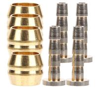4 Pièces Connecteur de Frein de Vélo Hydraulique Bh90 en Cuivre | Câble de Frein et Durite, Pièce Compacte et Robuste, Usage Remplacement, Finition Or