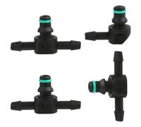 4 Pièces Connecteur de Retour Gasoil Injecteur pour Systèmes Common Rail, Connecteurs de Tuyau de Retour Injecteur Diesel, Raccords de Tuyaux Universels Étanches