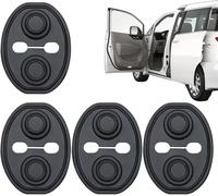 4 Pièces Coques de Protection pour Serrure Porte Voiture pour BMW 1 Series F40 118i 118d 2020-2023, Car Silicone Door Latch Protective Protecteur de Réduction du Bruit